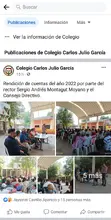 3Publicación en facebook del colegio