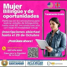 Mujer bilingue