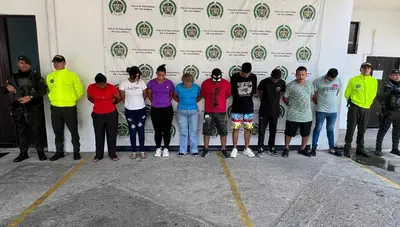 Captura de nueve personas en Barrancabermeja de la banda de microtráfico “Los Compa”: otro resultado en Santander de la Seguridad Multidimensional