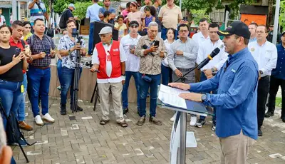 Gobernador de Santander, M.G. (R) Juvenal Díaz Mateus, lanzó plan de Acción Unificada para Barrancabermeja