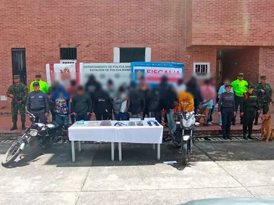 Capturadas 29 personas por microtráfico y extorsión en Santander