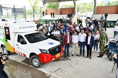 Provincia de García Rovira se favorece con adquisición de nueva ambulancia y entrega de ayudas técnicas